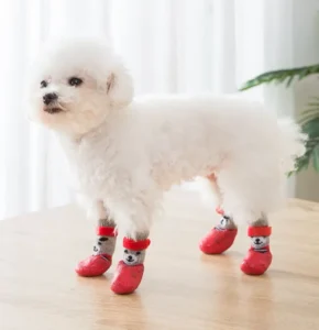 Pet waterproof socks Dog and cat slip resistant and durable outdoor sports socks