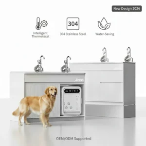 PetFit Eco Friendly Acrylic & Aluminum Pet Cat Dog Grooming Bathtub Low Pressure Washing Multi Function LED Lights Spa Design
