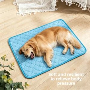 Petrico Kennel Dog Bed Mat Four Seasons Universal Pet Mat Summer Ice Mat Small Dog Teddy Bear Sleeping Breathable Waterproof