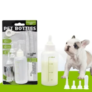 Pets Bottles 60ml Plastic Milk Feeding Bottle for Dog and Cat