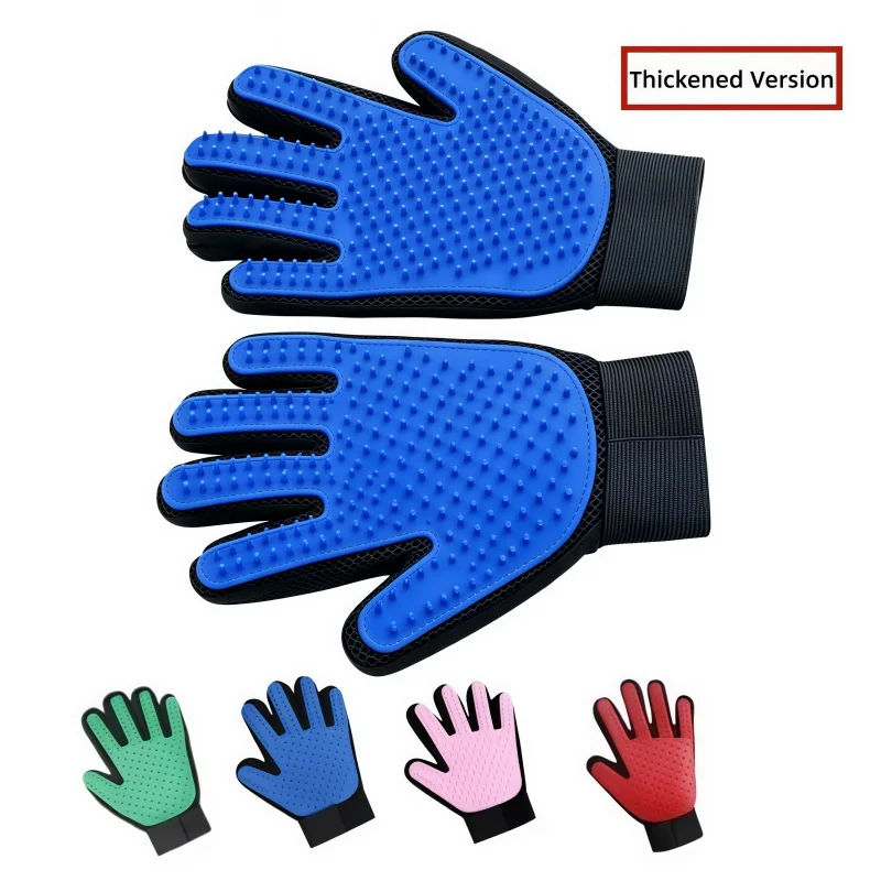 Pets Grooming Products Cat Dog Silicone Fur Cleaning Hair Brush Comb Grooming Remover Hair Removal Glove
