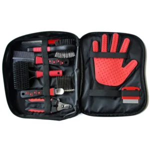 Pets Grooming Tools Set Pet Grooming Kit for Dogs Cats Pets Combs and Nail Scissors Grooming Set