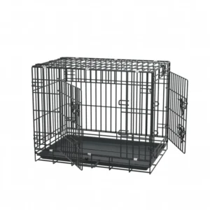 Pets Newly Enhanced Pet Cage Double Door ICrate Dog Crate Includes Leak Proof Pan Divider Panel New Patented Features
