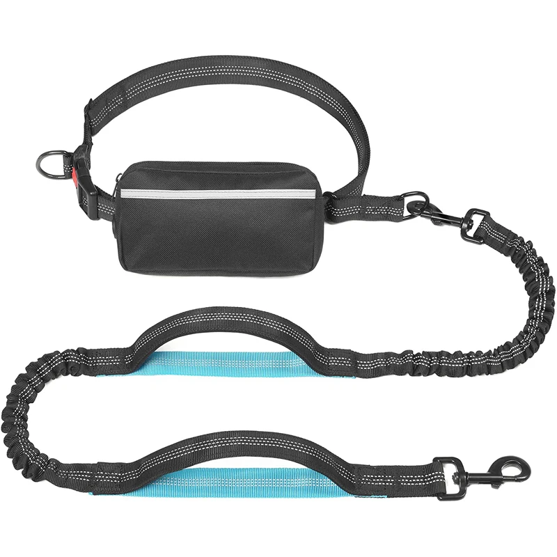 Pets Supplies Walking Jogging Running Dual Padded Handles Durable Hands Free Nylon Dog Leash