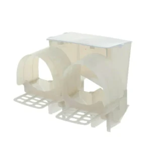 Pigeon Supplies Automatic Round Bottom Large Mouth Double Pigeon Food Box Feeder Parrot Cups