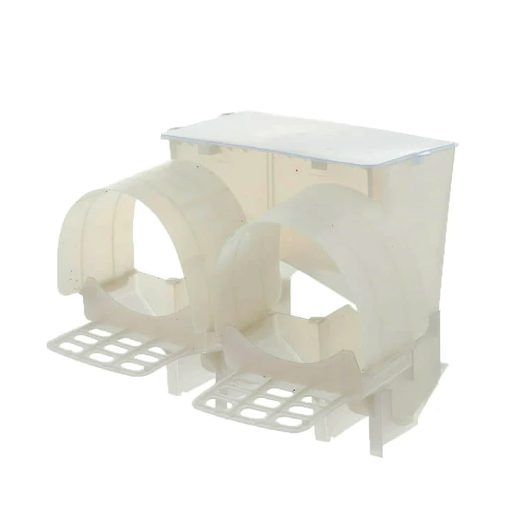 Pigeon Supplies Automatic Round Bottom Large Mouth Double Pigeon Food Box Feeder Parrot Cups