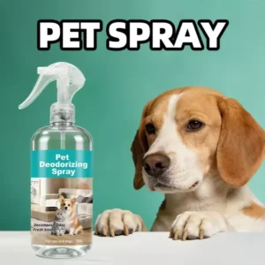Plant Based Pet Grooming Deodorizing Spray Water Based Odor Remover for Cat Dog Home Use