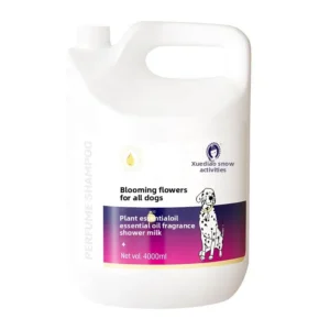 Plant Essential Oil 4000ml Dog Shampoo Anti Mite Deodorizing Pet Bath Wash Specially Formulated Pet Grooming