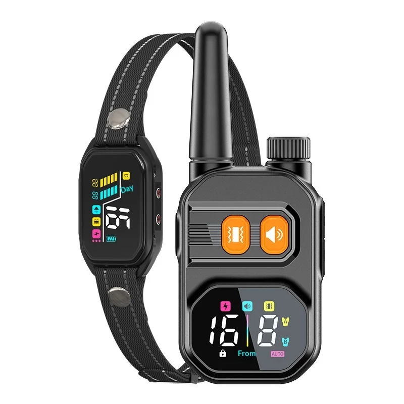 Plastic 2 in 1 Dog Training Bark Control Device Waterproof Long range Remote Control Smart