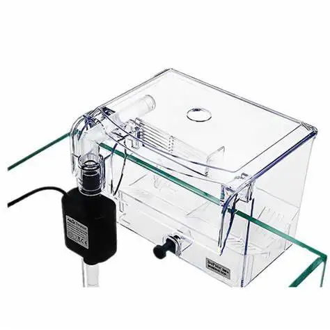 Plastic Acrylic External Incubator Isolation Box with Water Pump External Algae Tank Fish Aquarium Accessory