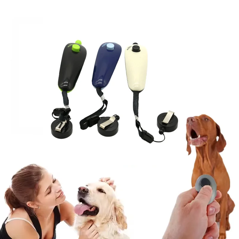 Plastic Anti Bark Dog Training Clicker for Behavior Correction Puppy Training