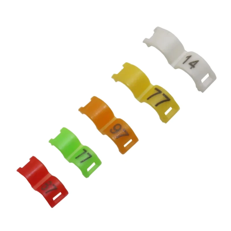 Plastic Bird Leg Ring 2.7mm/3mm/4mm/4.5mm/5mm Sizes for Parrot & Love Bird Birds Supplies