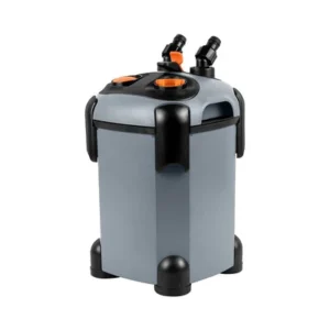 Plastic Canister Filter for Fish Tank with 3 Media Trays and Spray Bar External Canister Filter