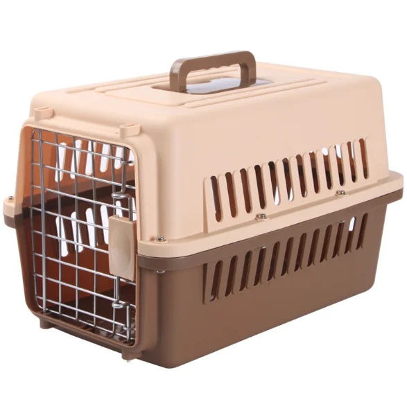 Plastic Dog Flight Cage for Transport Animal Cages Pet Carrier XXL Pet Cages Carriers Houses Large Kennel