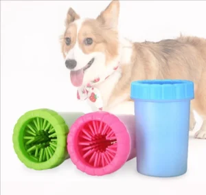 Plastic Eco Friendly Portable Antibacterial Deodorizing Pet Foot Washing Cup for Cat and Dog Cleaning Grooming