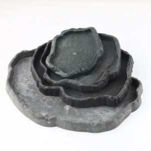 Plastic Eco friendly Reptile Water Bowl and Feeding Dish for Tortoise Lizard Gecko Snake and Frog