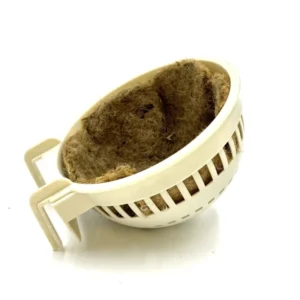 Plastic European style Hanging Bird Nest with Natural Hemp Nest Pad Special Bird Breeding Box