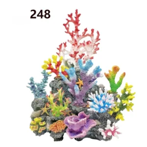Plastic Landscaping Fish Tank Accessories for Coral Aquarium Decoration for Outdoor Use