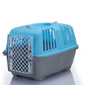 Plastic Large Pet Carrier for Cat Dog Travel Box Basket Cage
