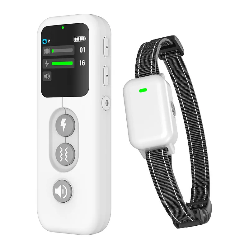 Plastic Remote Control Dog Training Device with Electric Shock and Bark Stop Puppy Collar YM1 Model