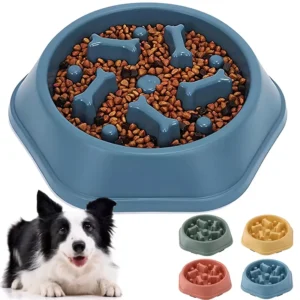 Plastic Slow Food Dog Bowl Accessory for Pet Supplies Cat and Small Animal Feeders Pet Bowls and Feeders