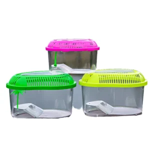 Plastic Turtle Tank for Reptile Amphibian Supplies Use at Home