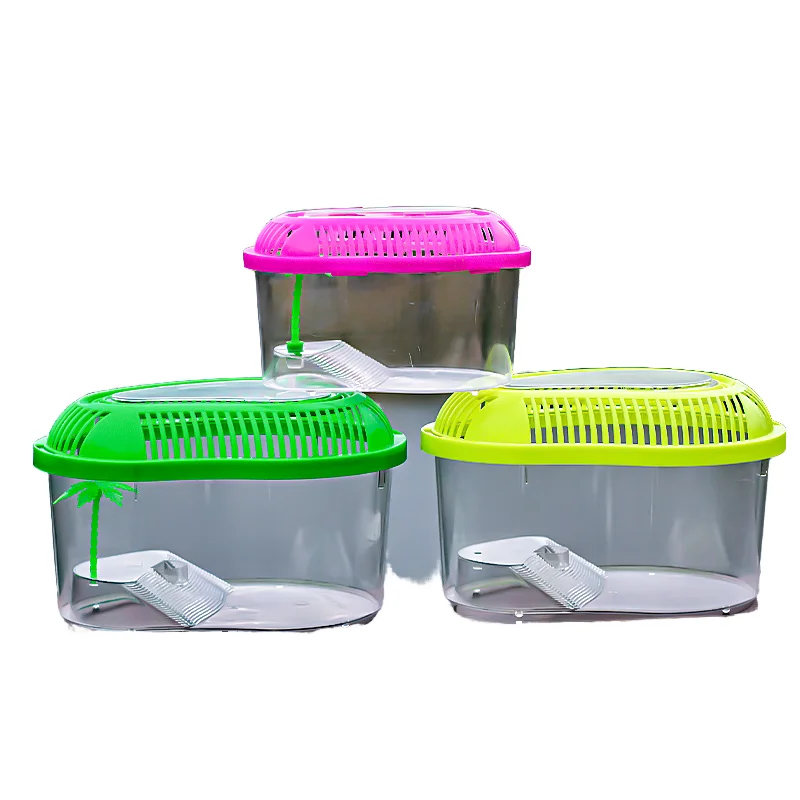 Plastic Turtle Tank for Reptile Amphibian Supplies Use at Home