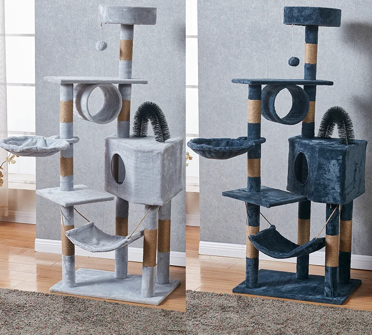 Plush Cat Tree With Claw Board Cat Nest Scratcher Toy for Enjoyment