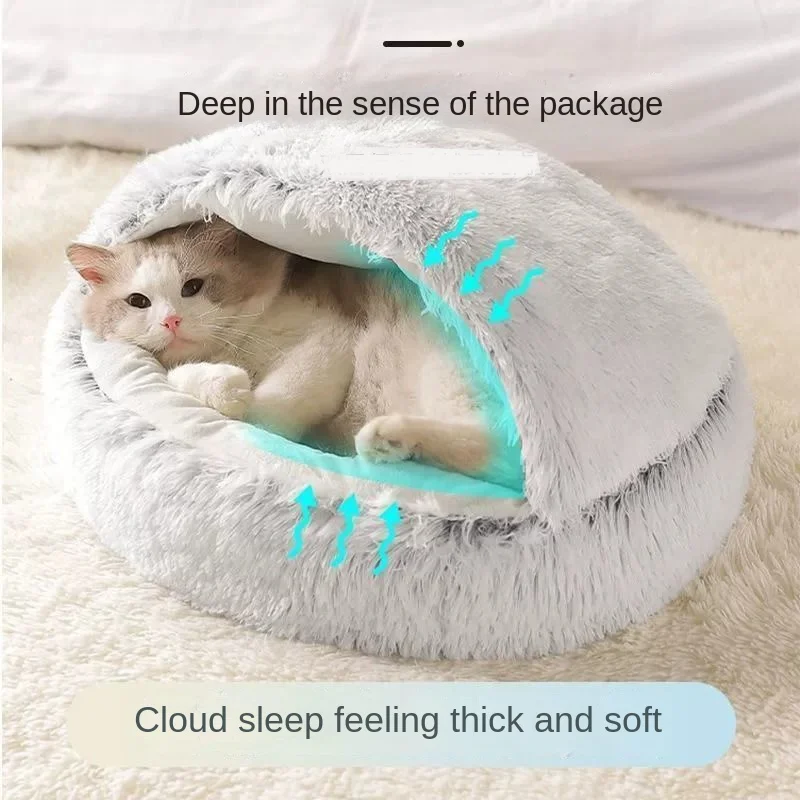 Plush Eco Friendly Modern Pet Bed Soft Washable Calming for Dogs and Cats Supports Joints Better Sleep