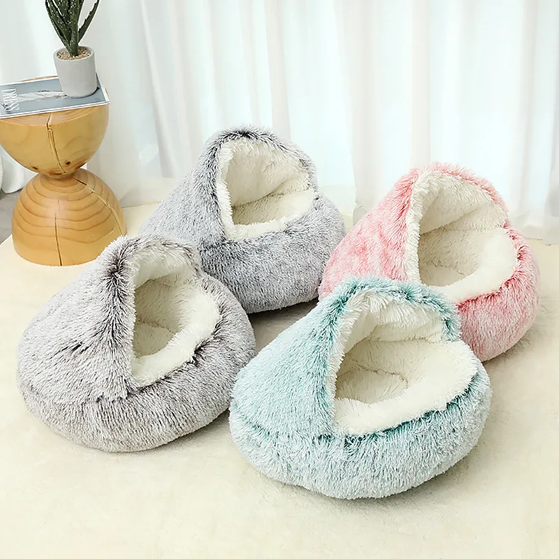 Plush and Snug Pet Beds S M L Size Pet Cat Bed