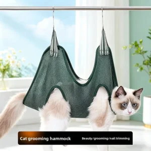 Polyester Pet Hammock Grooming Nail Trimming Bathing Products for Cats and Dogs All Season Simple Design Pet Cleaning Supplies
