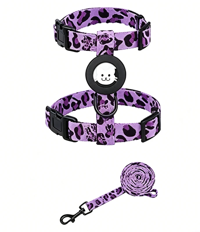 Polyester Pet Harness and Leash Suitable for Small Dogs XS Size Breathable Vest