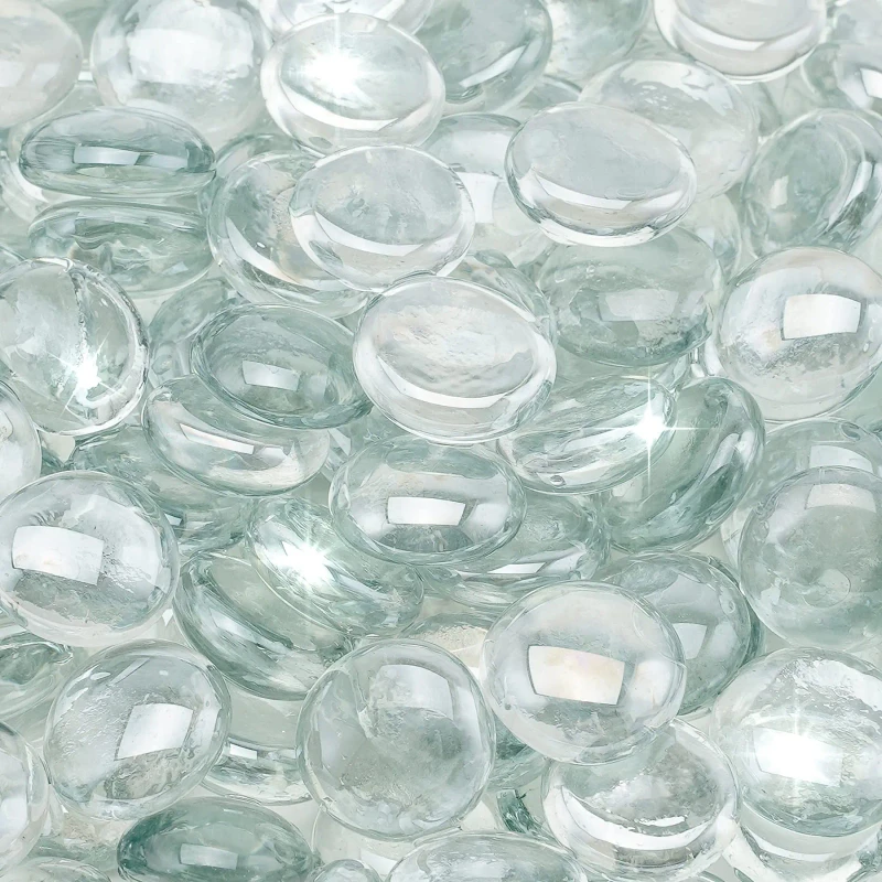 Popular Hot Selling Solid Flat Glass Beads Pebble Eco Friendly Durable Kitchen Bedroom Outdoor Indoor Fire Pit