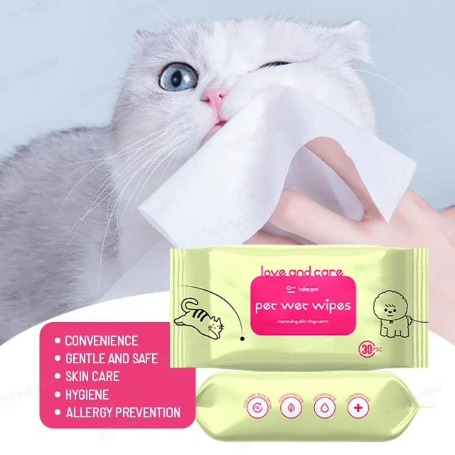 Popular Newest Product Convenient Cleaning Versatile Usage Absorbent Pet Wet Wipes