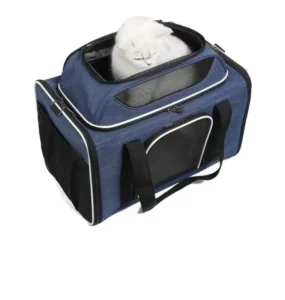 Portable Airline Approved Dog and Cat Carrier Bag Soft Sided Puppy Travel Bag for Hiking Small Animals