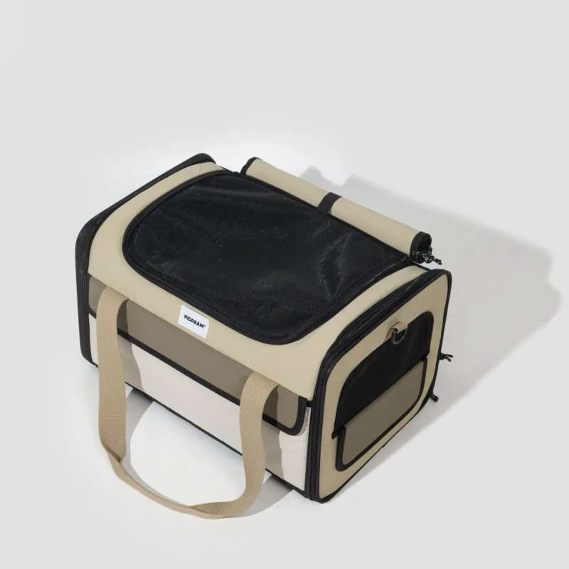Portable Airline Approved Dog and Cat Carrier Bag Soft Sided Puppy Travel Bag for Hiking for Small Animals Pet Carriers