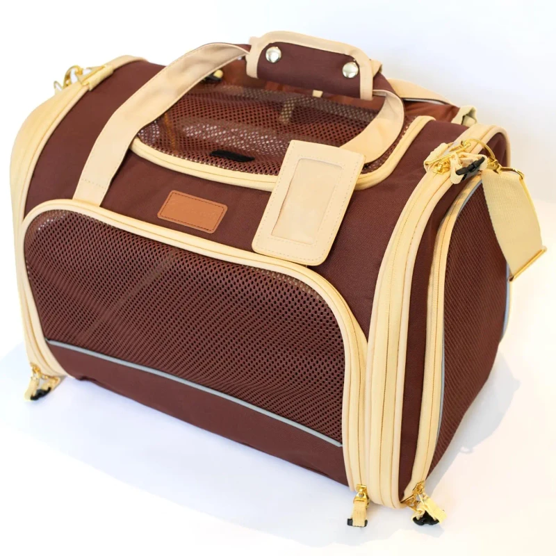 Portable Airline Approved Pet Carrier Soft Dog and Cat Travel Bag Large Cat and Small Dog Puppy Carrier