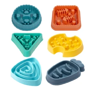 Portable Anti Choking Feeding Dog Slow Food Bowl Feeder Dog Bowl Custom Slow Feeder Dog Bowl Pet