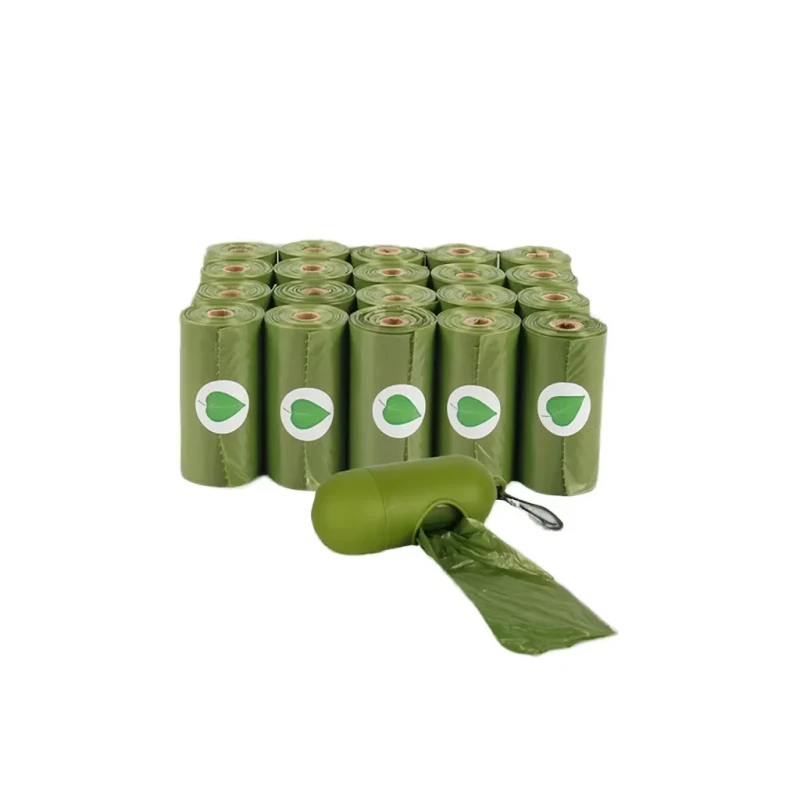 Portable Biodegradable Pet Waste Disposal Bags Eco Friendly Epi Polyester Plastic for Cat and Dog Poop