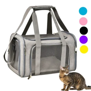 Portable Cat Carriers Airline Approved Soft Foldable Dog Carrier Pet Carrier Fashion Vehicle Travel