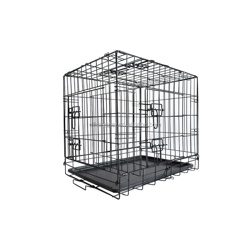Portable Detachable cat and Dog Cage Rabbit Nest Indoor Dog Breeding Control Wire Cage Pulley System Pet Cages