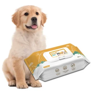 Portable Disposable Per Cleaning Wipes Butt Care Natural Scent Dog Puppy Wet Wipes