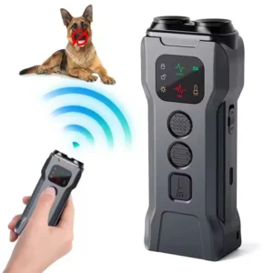 Portable Double Headed Ultrasonic Dog Training Device Rechargeable Bark Control Repellent Anti Barking Plastic Training Device