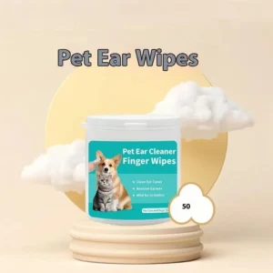 Portable Ear Finger Cleaner Cleaning Deodorizing Grooming Bed Soft Water Bath Eye Care Wet Pets Wipes for Dog Cat