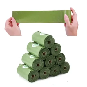 Portable Eco friendly Leakproof Zero Odor Biodegradable Pet Poop Waste Disposal Bag Thickened Pet Cleaning Kit