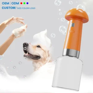 Portable Electric Pet Bath Set Cordless Bubble Machine and Shampoo for Travel Home Dog Cat Washing