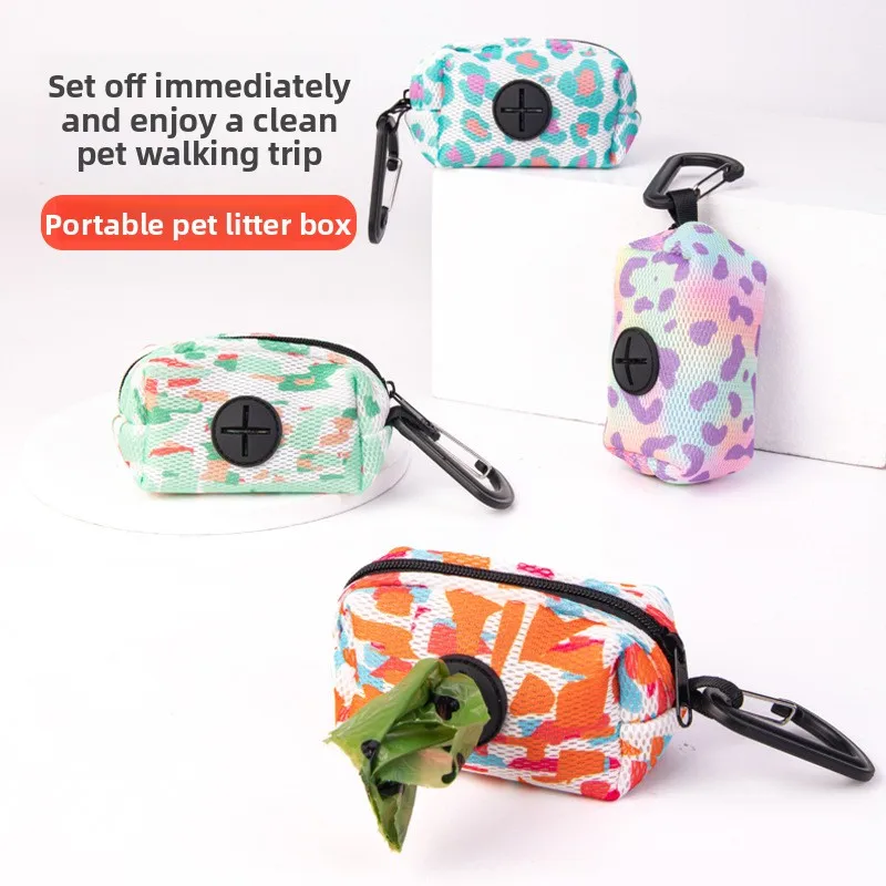 Portable Environmental Pet Garbage Box and Poop Bags for Dog Waste Disposal and Walking