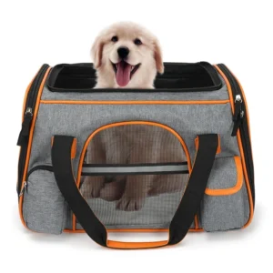 Portable Foldable Pet Carrier Backpack Waterproof Outdoor Transport for Dogs and Cats for Flight and Travel