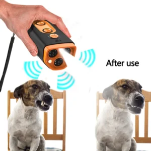 Portable Handheld Dog Repeller New Anti Barking Device for Dog Training Ultrasonic Technology Stock Plastic Material Available