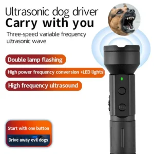 Portable High Power Ultrasonic Bark Control Repeller for Dogs Cats Custom Plastic Electronic Device Protection for Outdoor Use